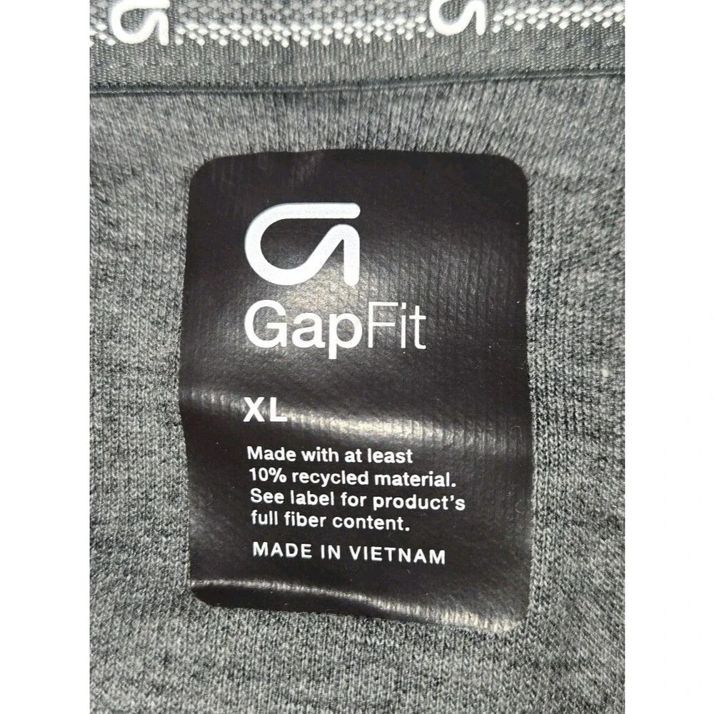 Boys GapFit Sweat Suit XL Gray Full Zip Hoodie Jogger Pants 2 Piece Set Gap Fit